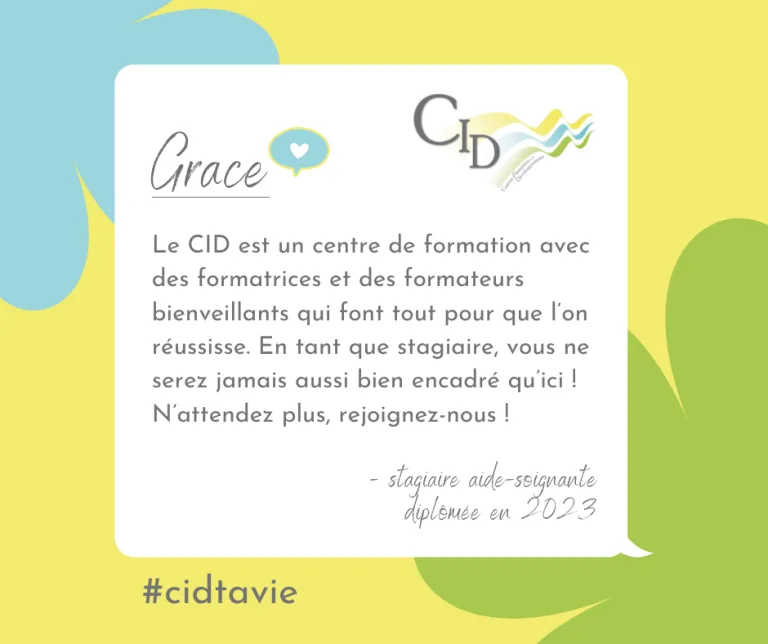témoignage Grace - #CIDTAVIE